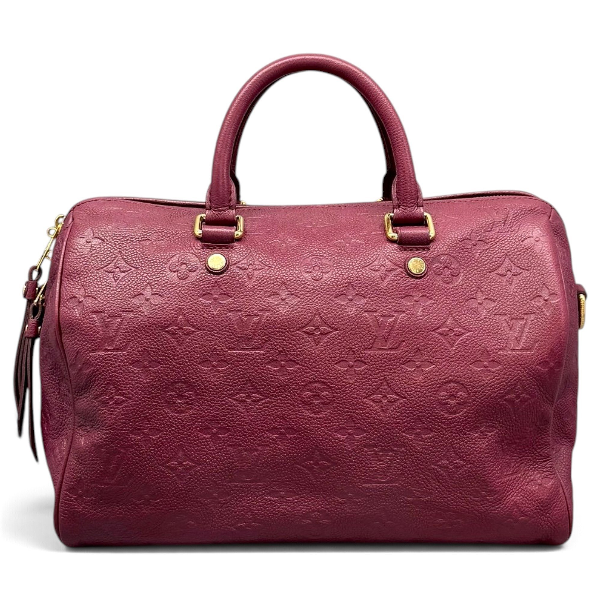 Speedy leather bag