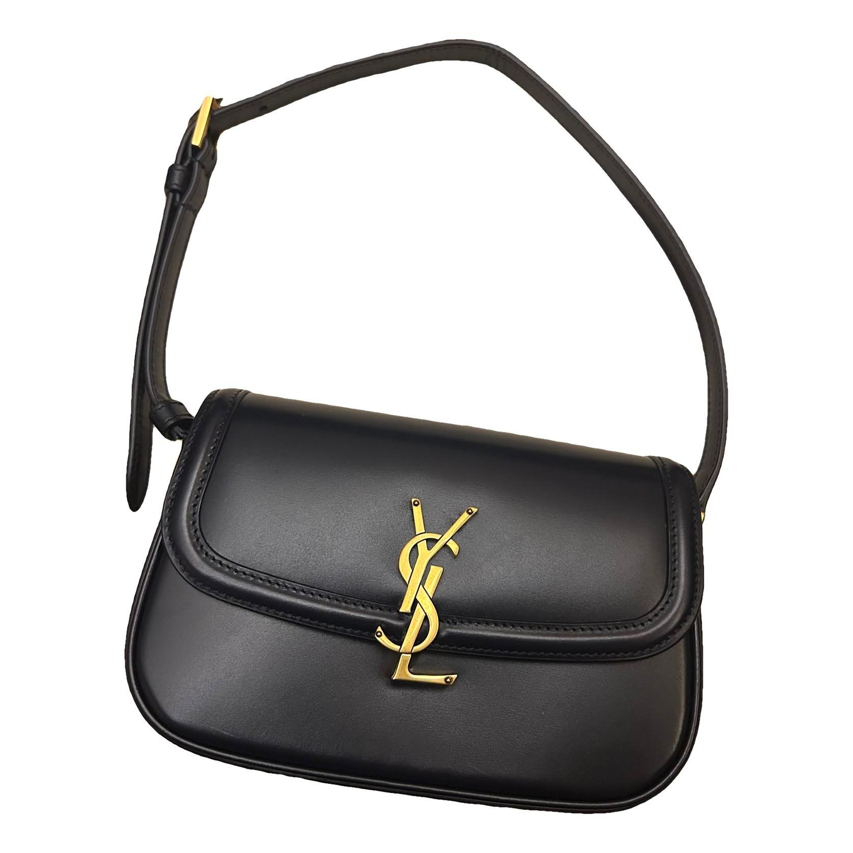 Solférino leather handbag