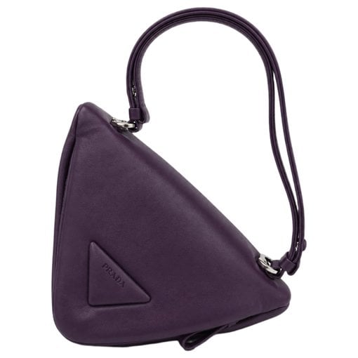 Prada Triangle leather handbag