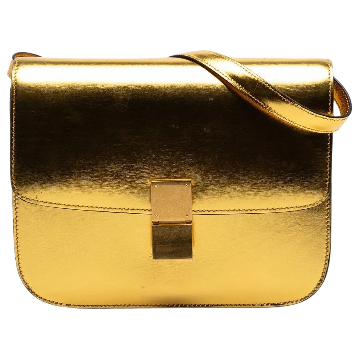 Classic leather crossbody bag