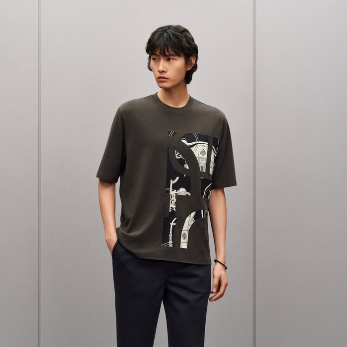 Kaki "Ex-libris" T-shirt