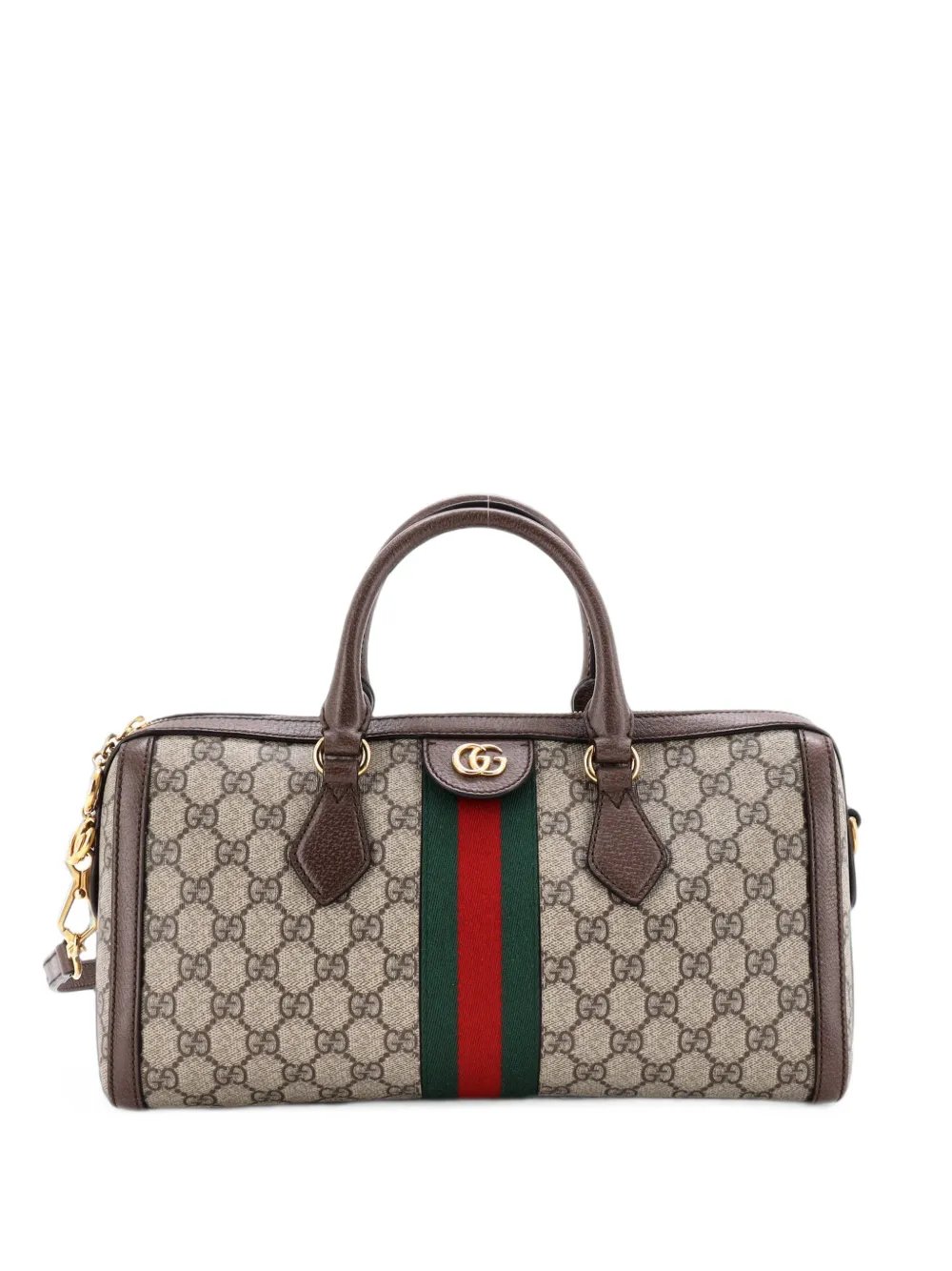 Ophidia Boston Bag GG Coated Canvas Medium satchel