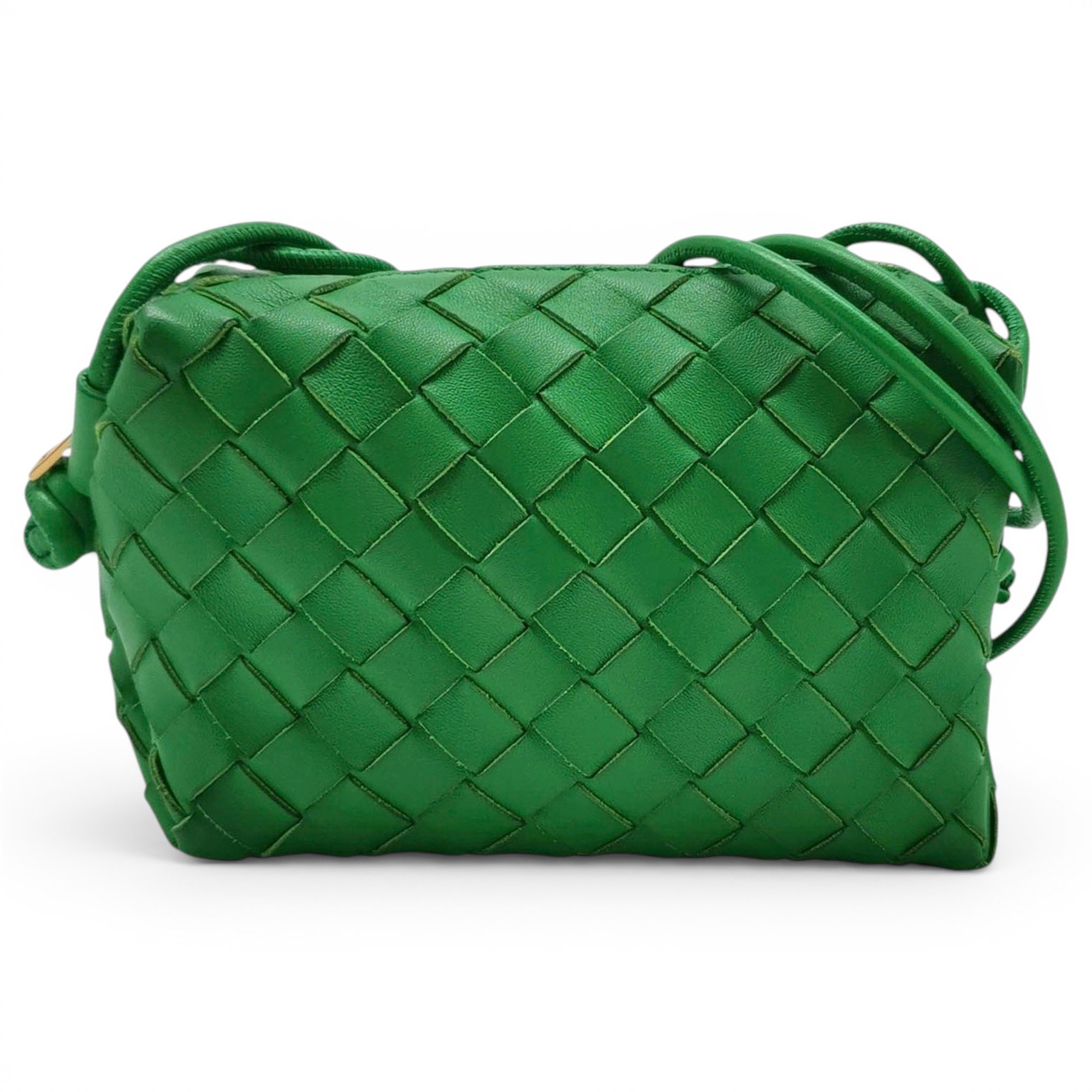 Loop leather handbag