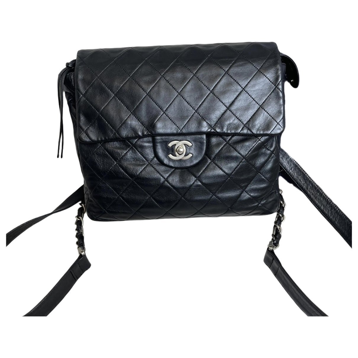 Leather backpack