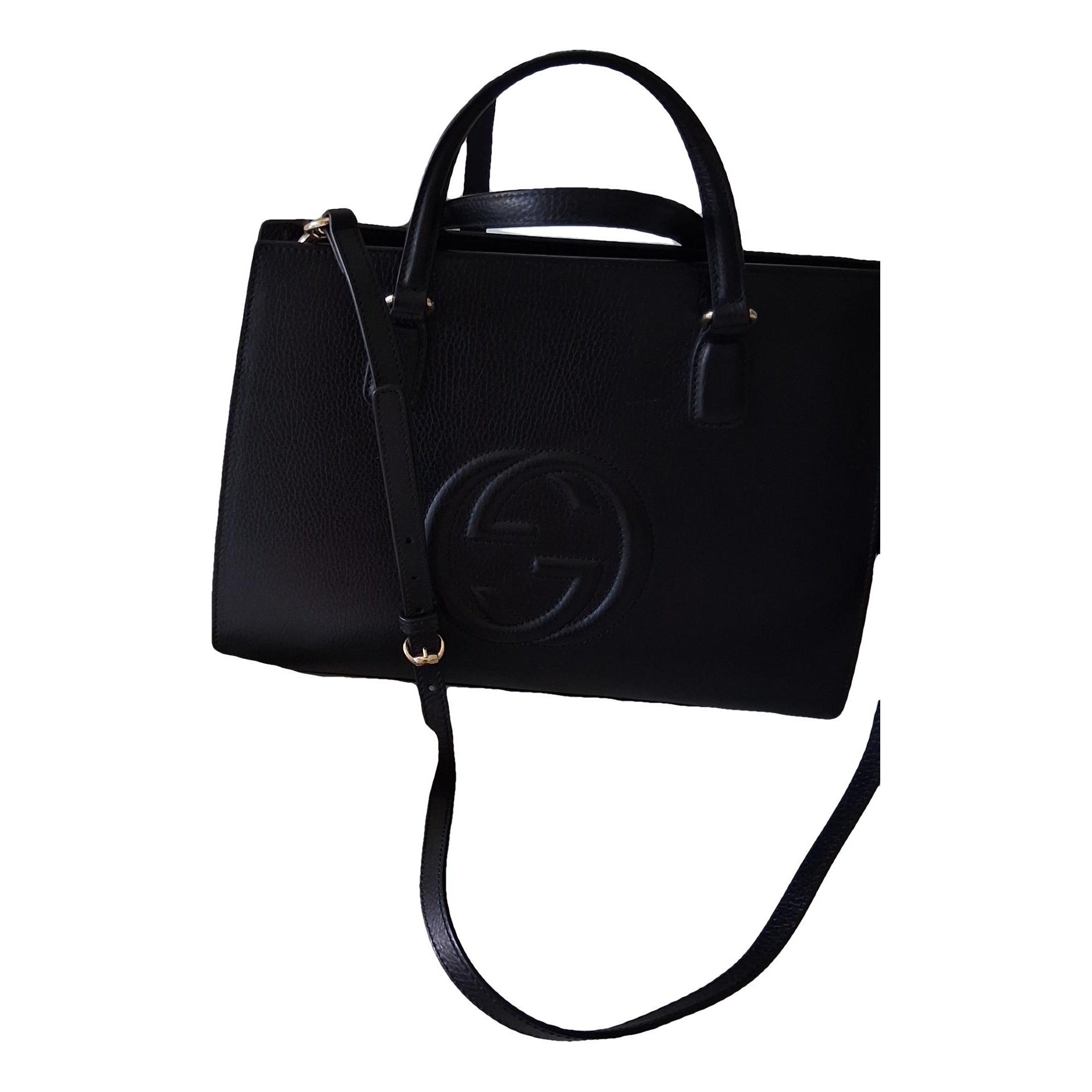 Soho Top Handle leather crossbody bag