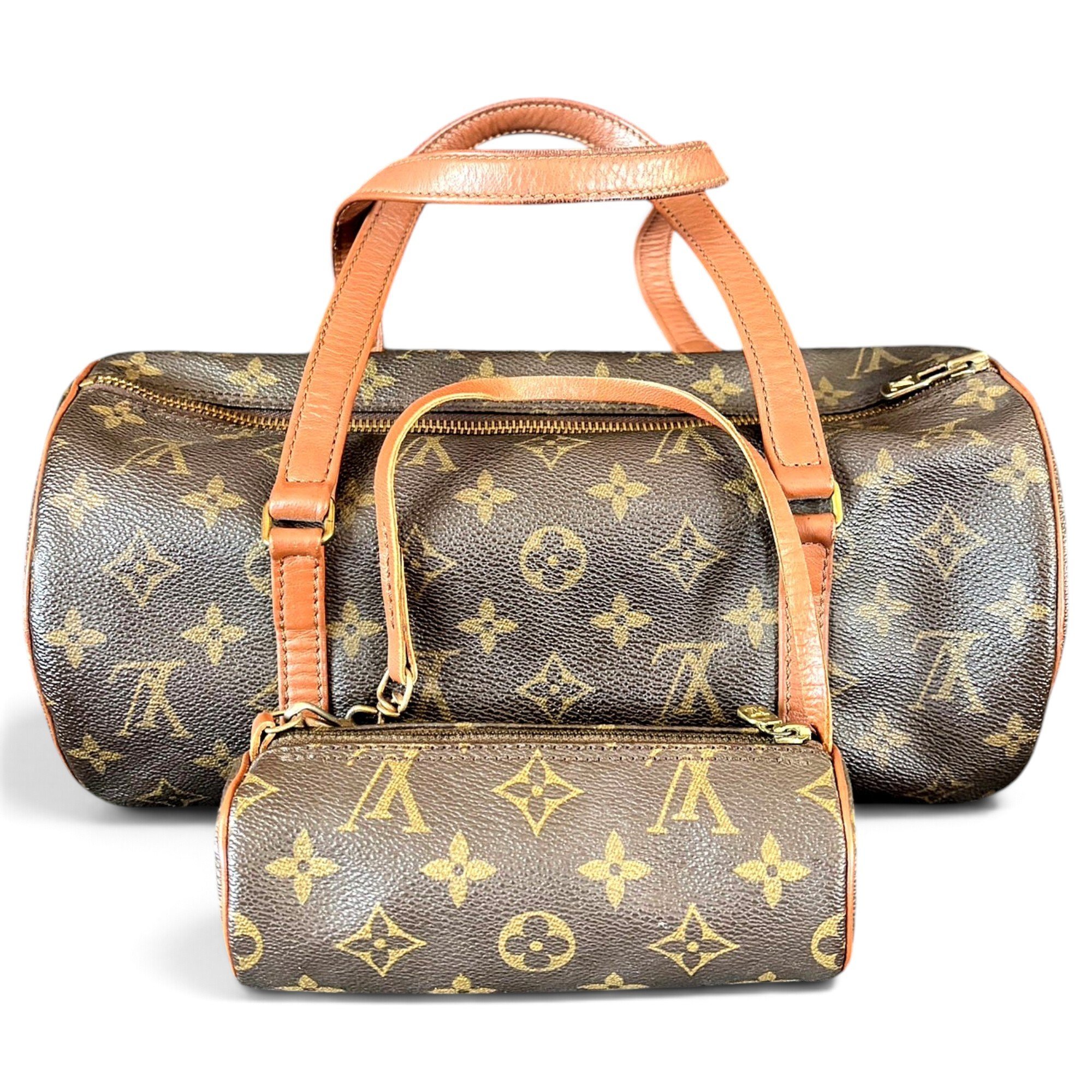 Papillon leather handbag