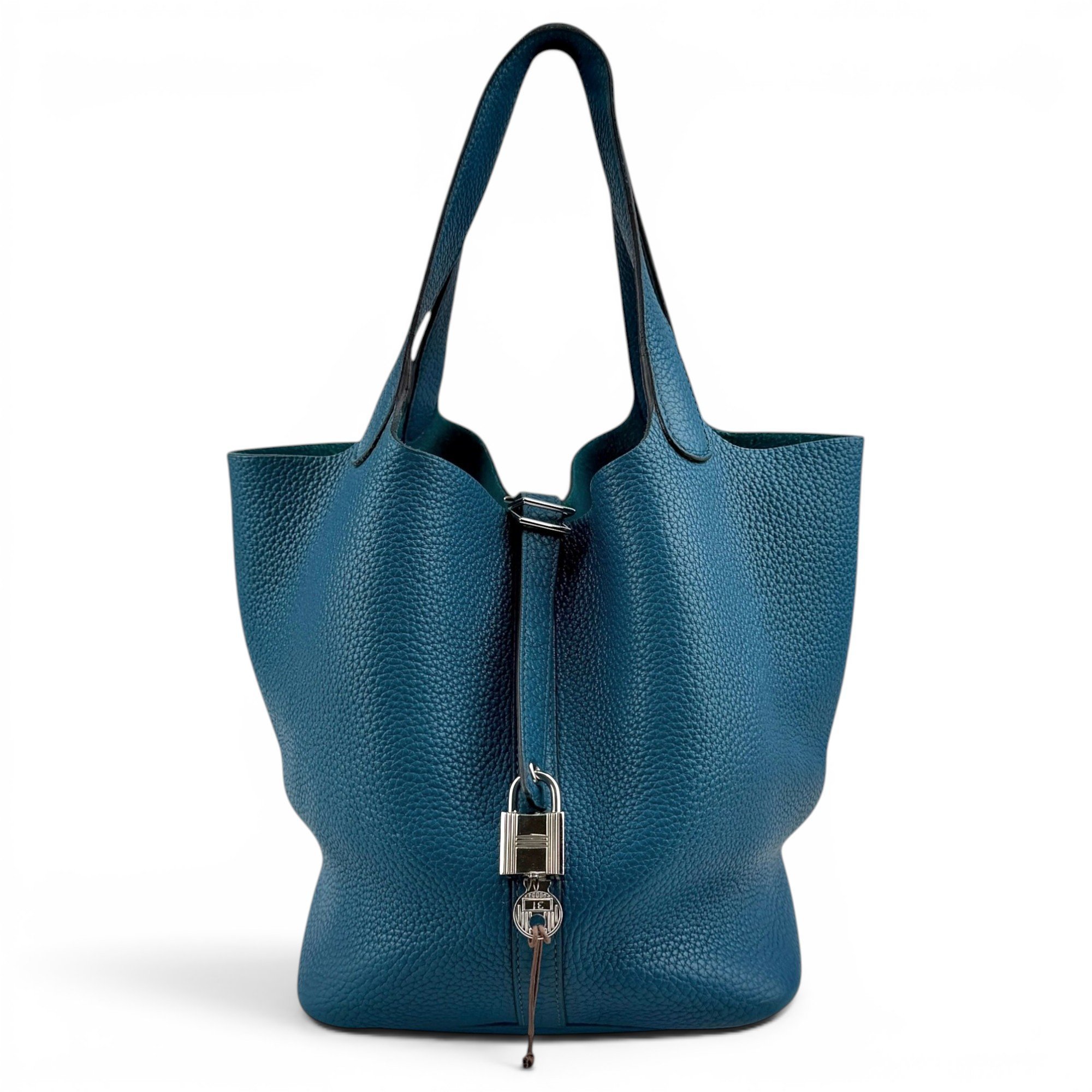 Picotin leather handbag