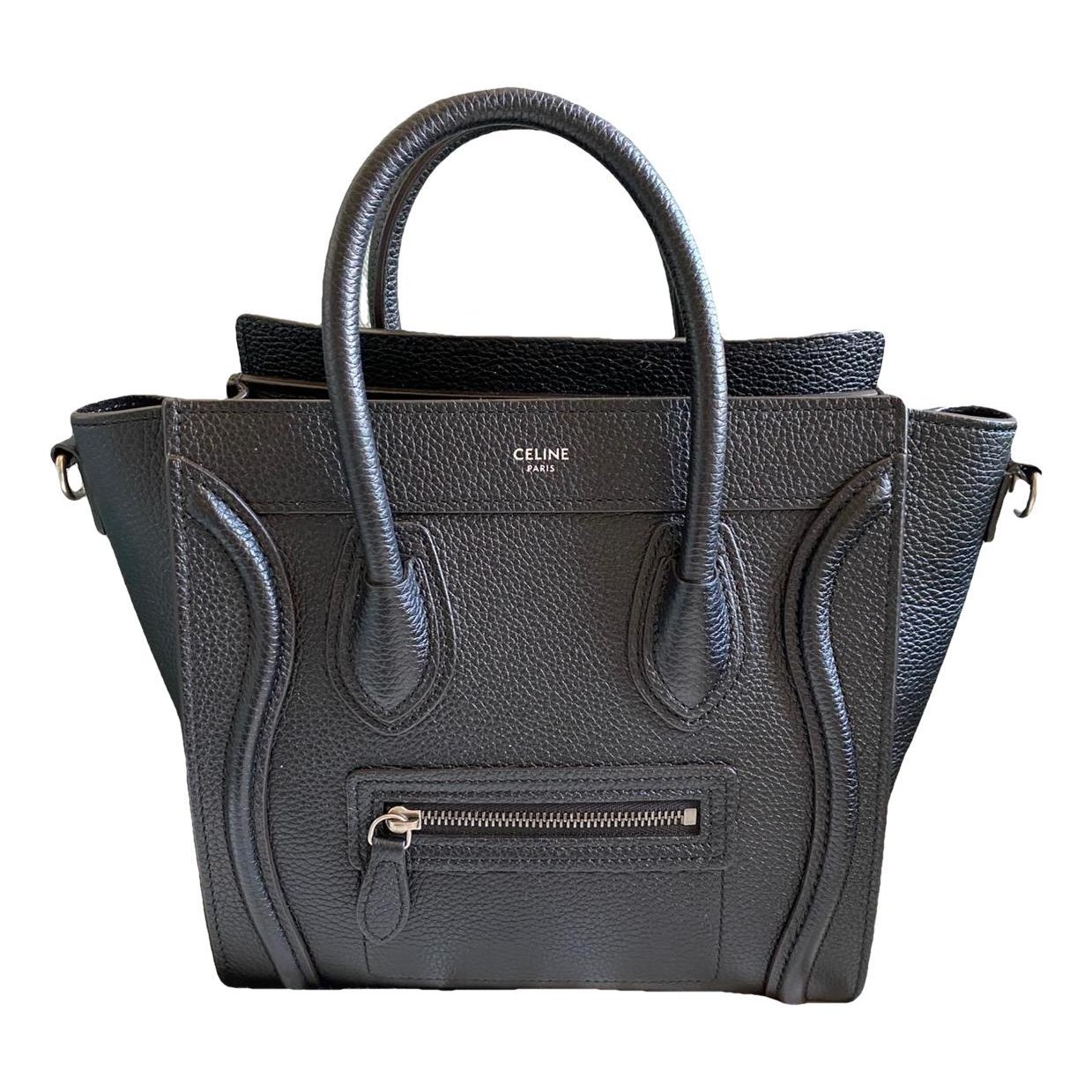 Nano Luggage leather crossbody bag
