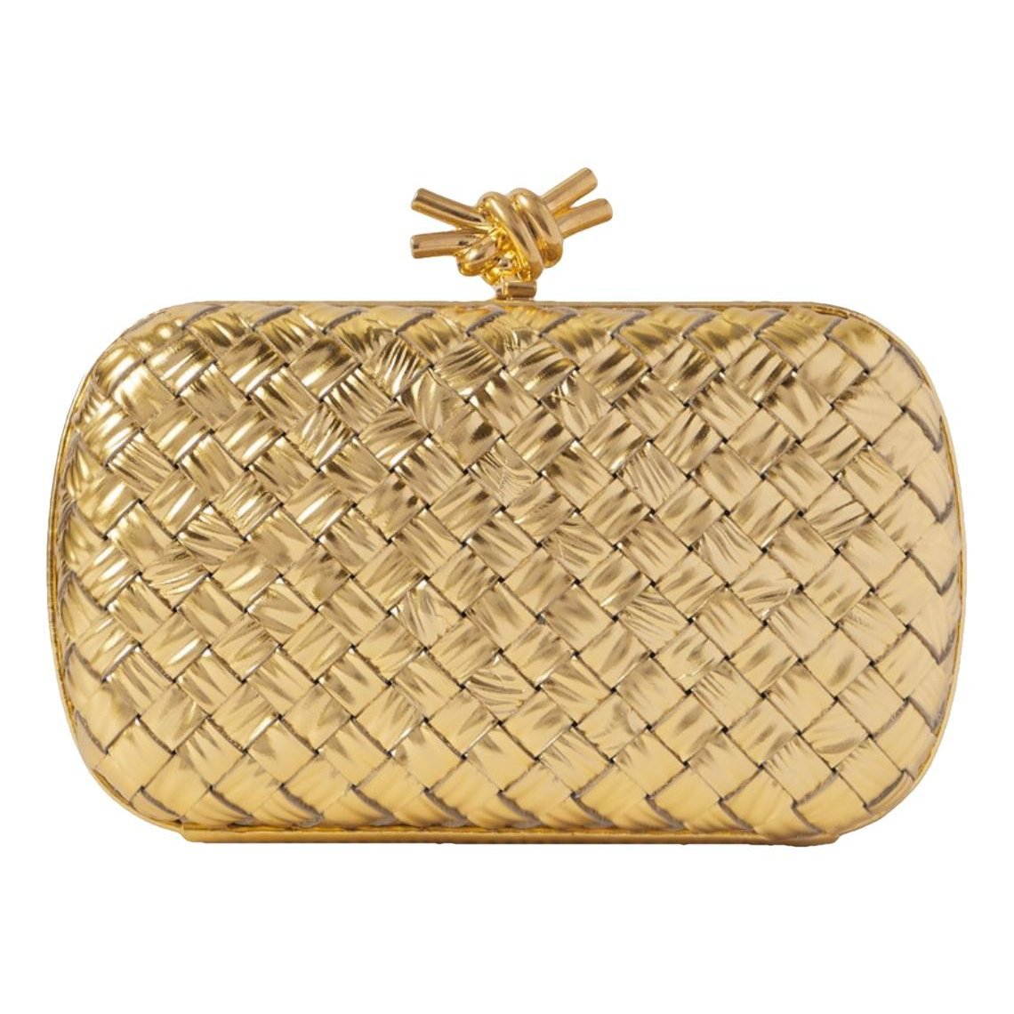Pochette Knot leather clutch bag