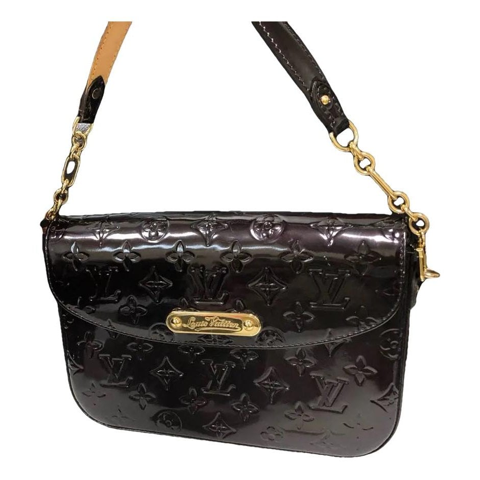 Sunset Boulevard patent leather handbag