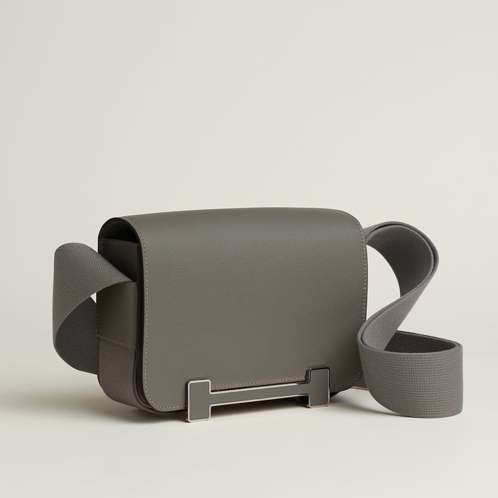 Gris Meyer Hermès Geta Bag