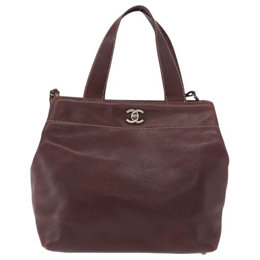 Leather tote