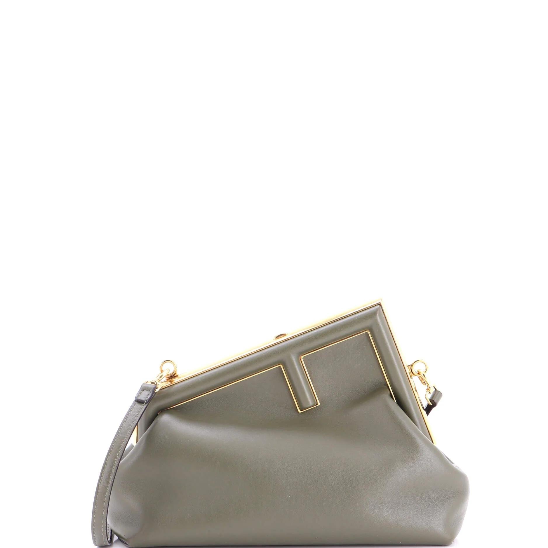 Leather clutch bag