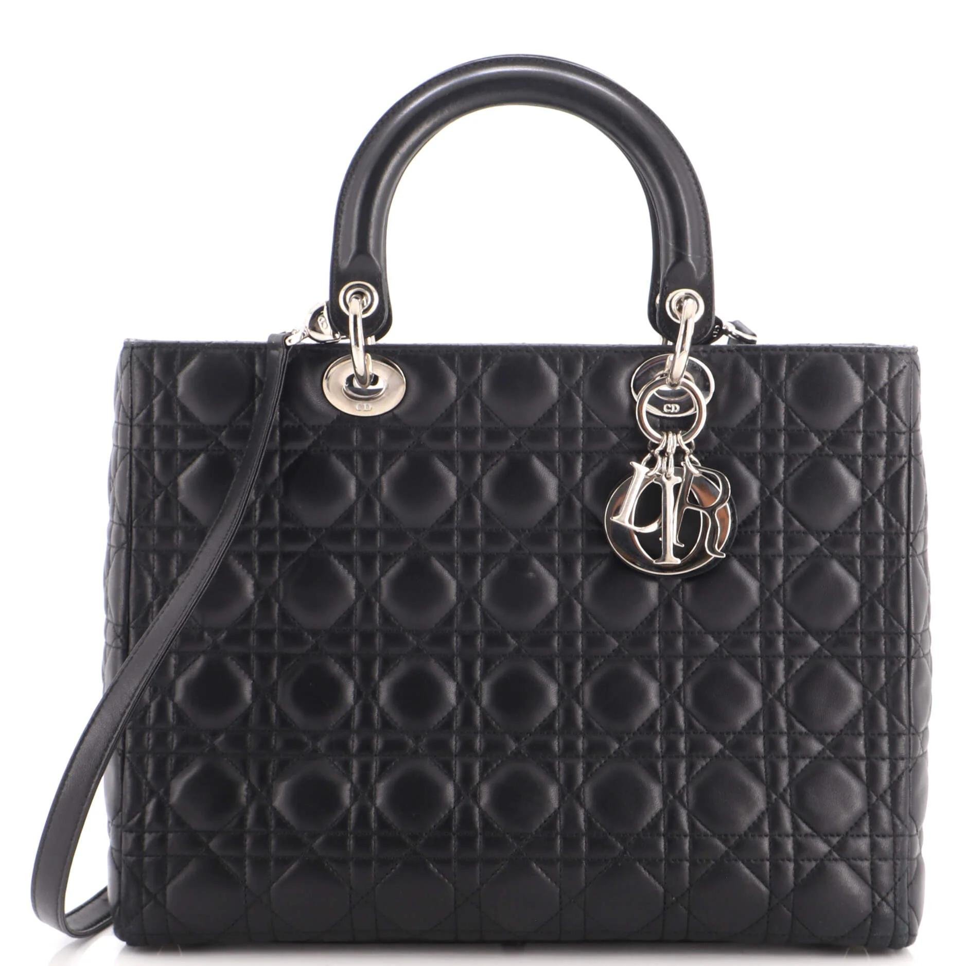 Leather tote