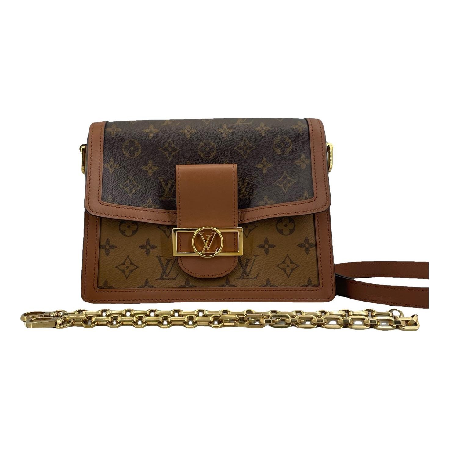 Dauphine leather handbag