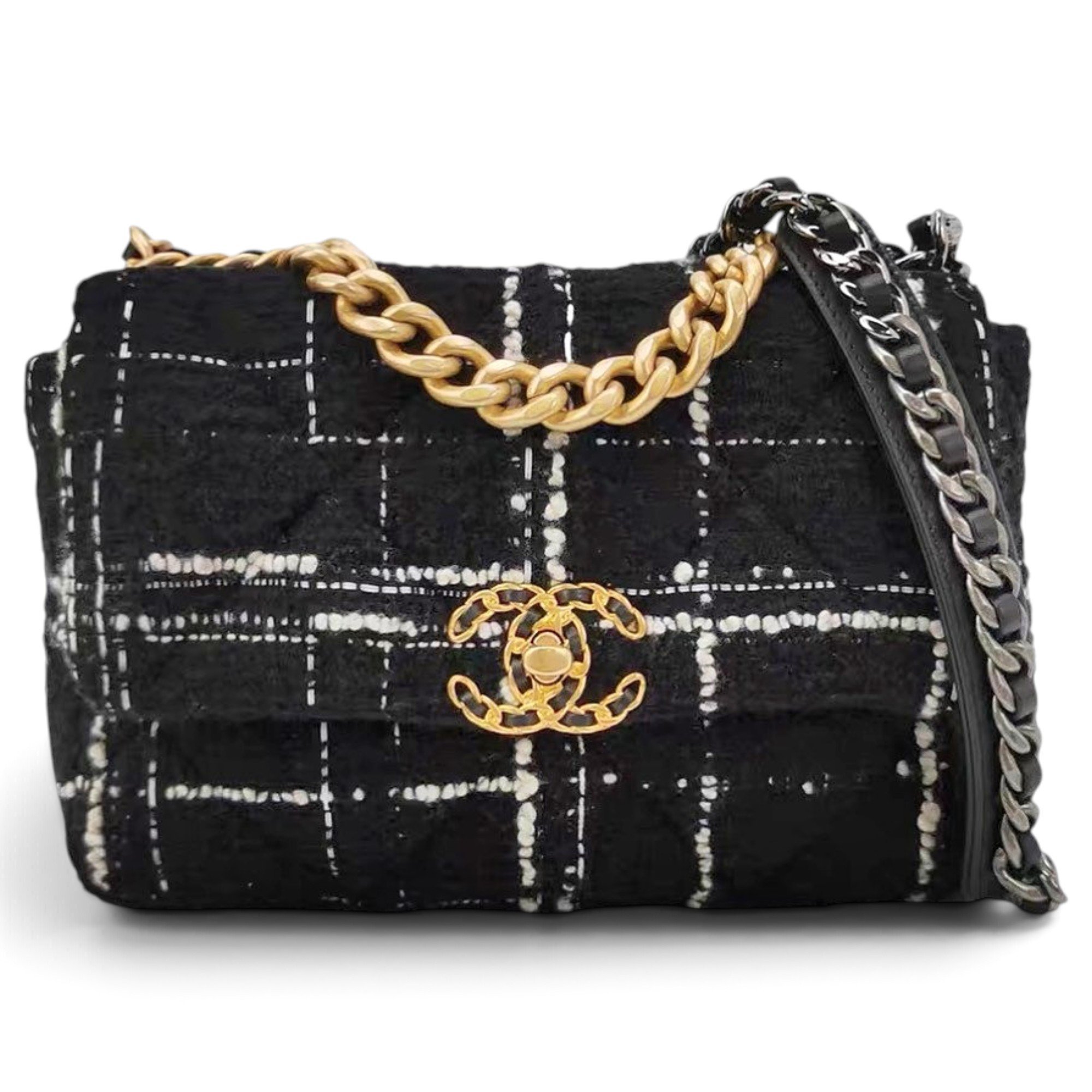 Chanel 19 cloth handbag