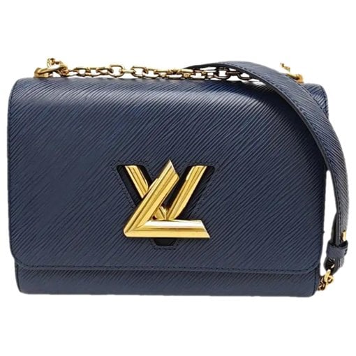 Twist leather handbag