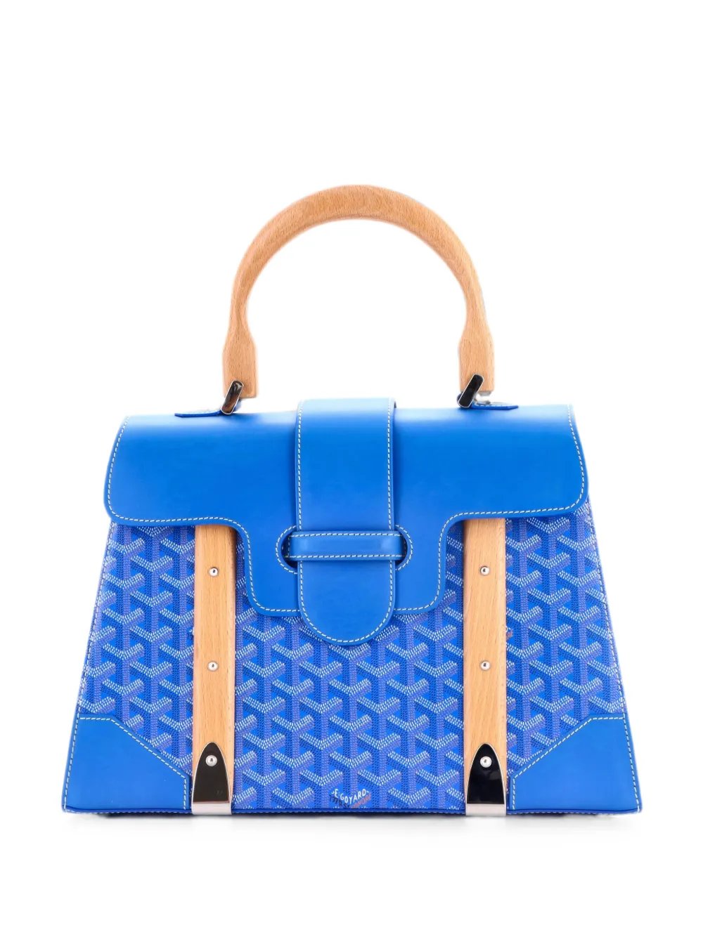 Saigon Top Handle Bag Coated Canvas with Leather MM satchel