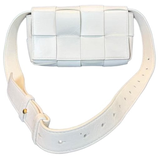 Cassette leather handbag