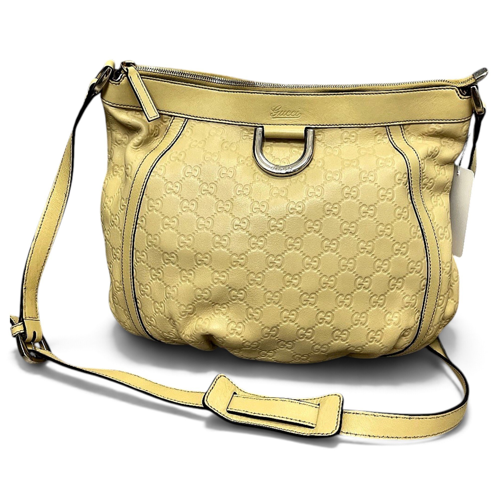 D-Ring leather crossbody bag