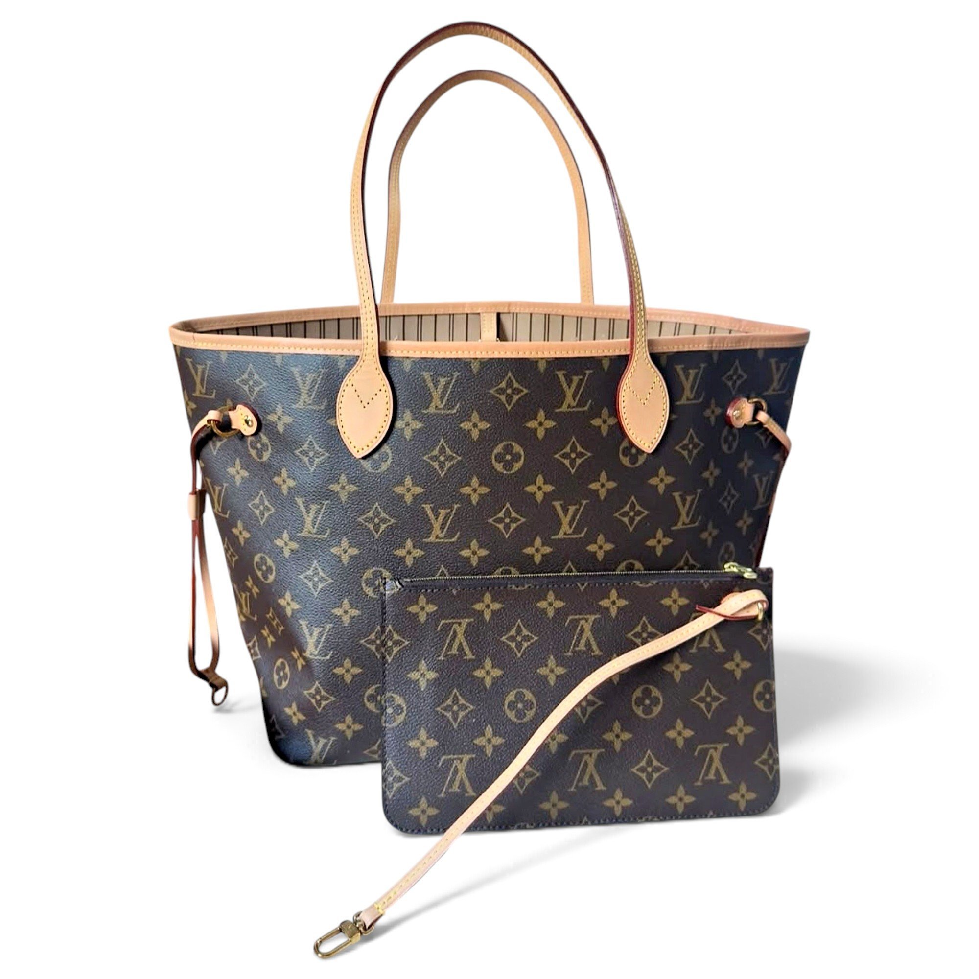 Neverfull leather tote