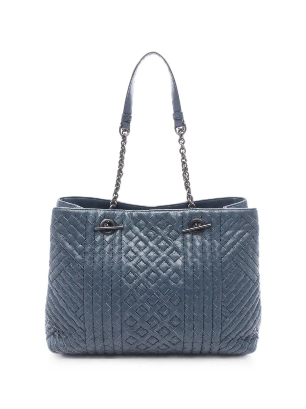 2000s Intrecciato chain tote bag