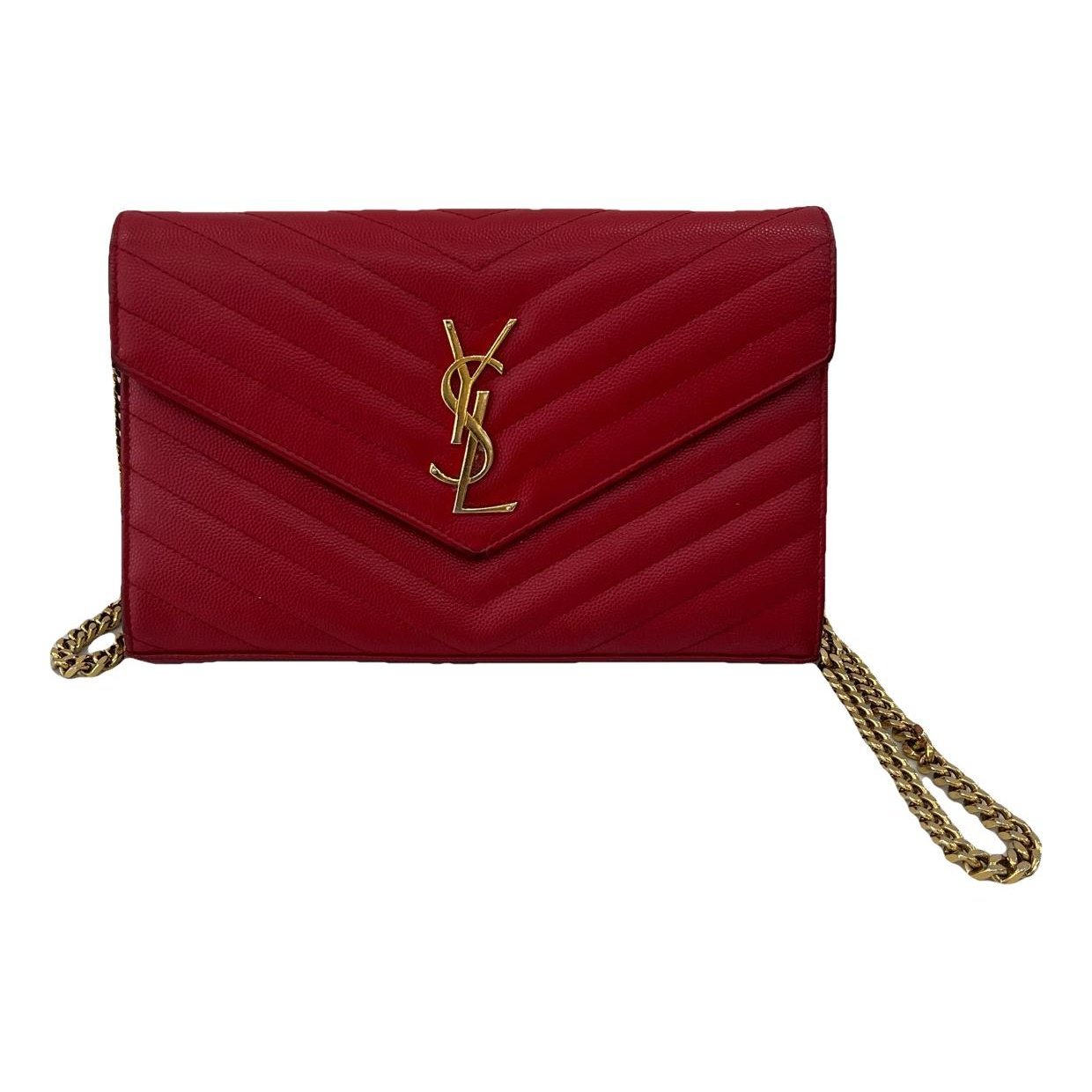 Portefeuille enveloppe leather handbag
