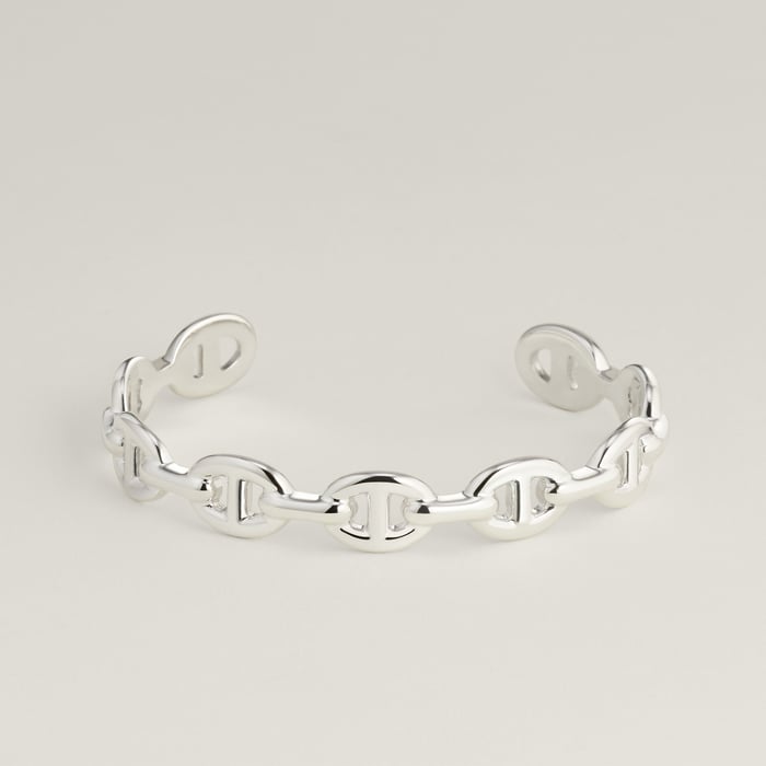 Sans Coloris Chaine d'Ancre Enchainee Bracelet, Medium Model