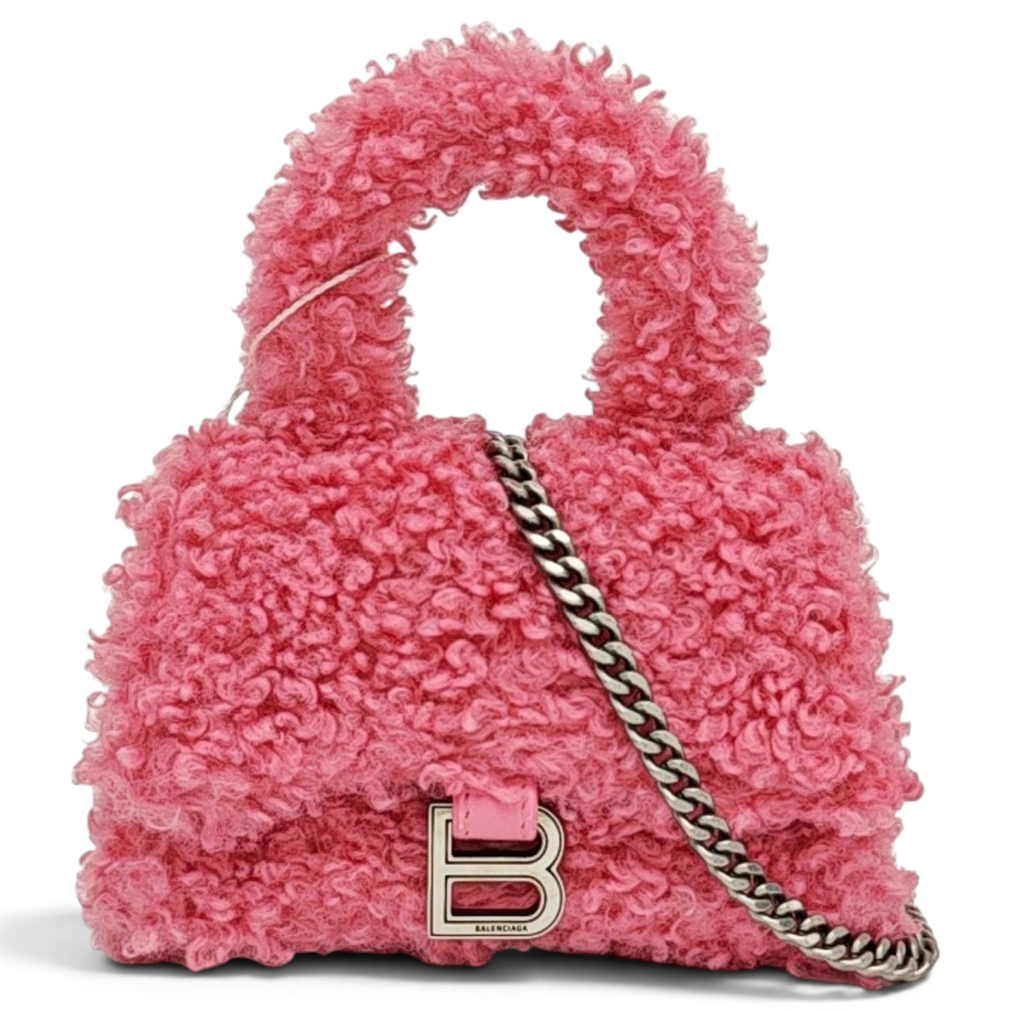 Hourglass cashmere crossbody bag