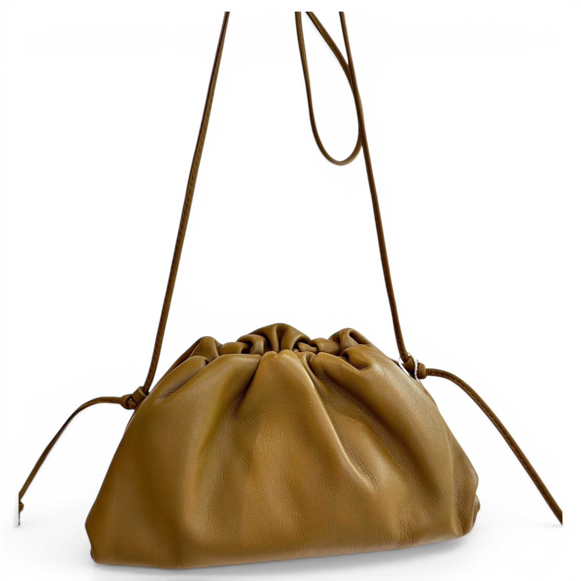 Pouch leather handbag