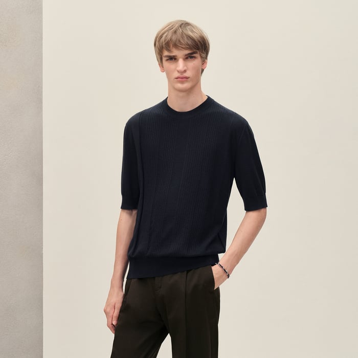 Marine "H Vibration" Crewneck Sweater