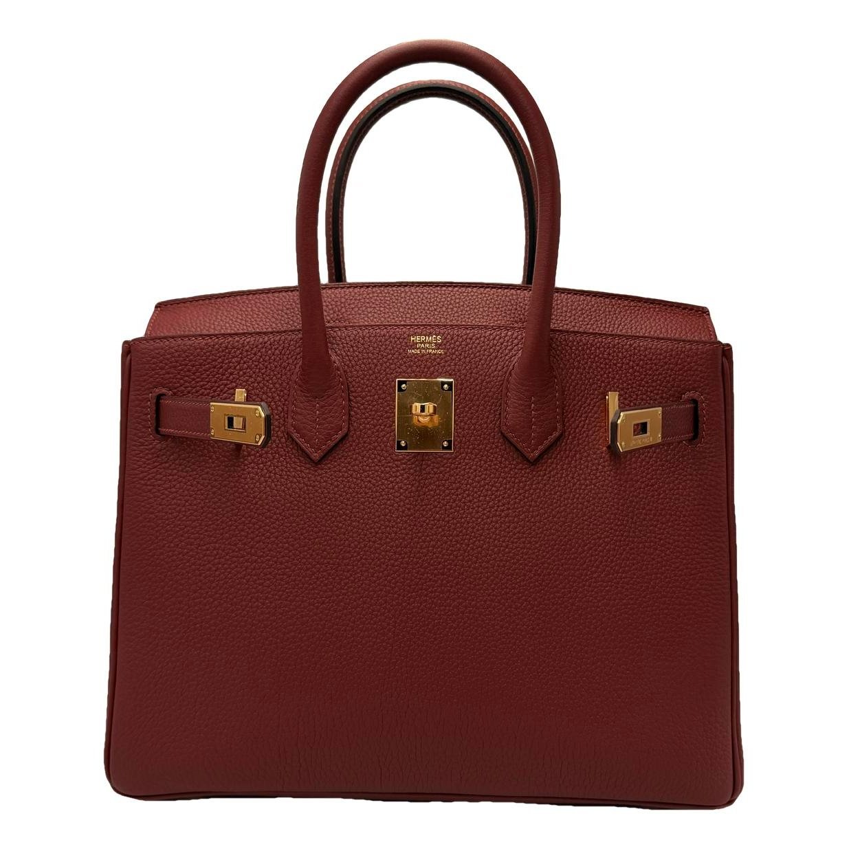 Birkin 30 leather handbag