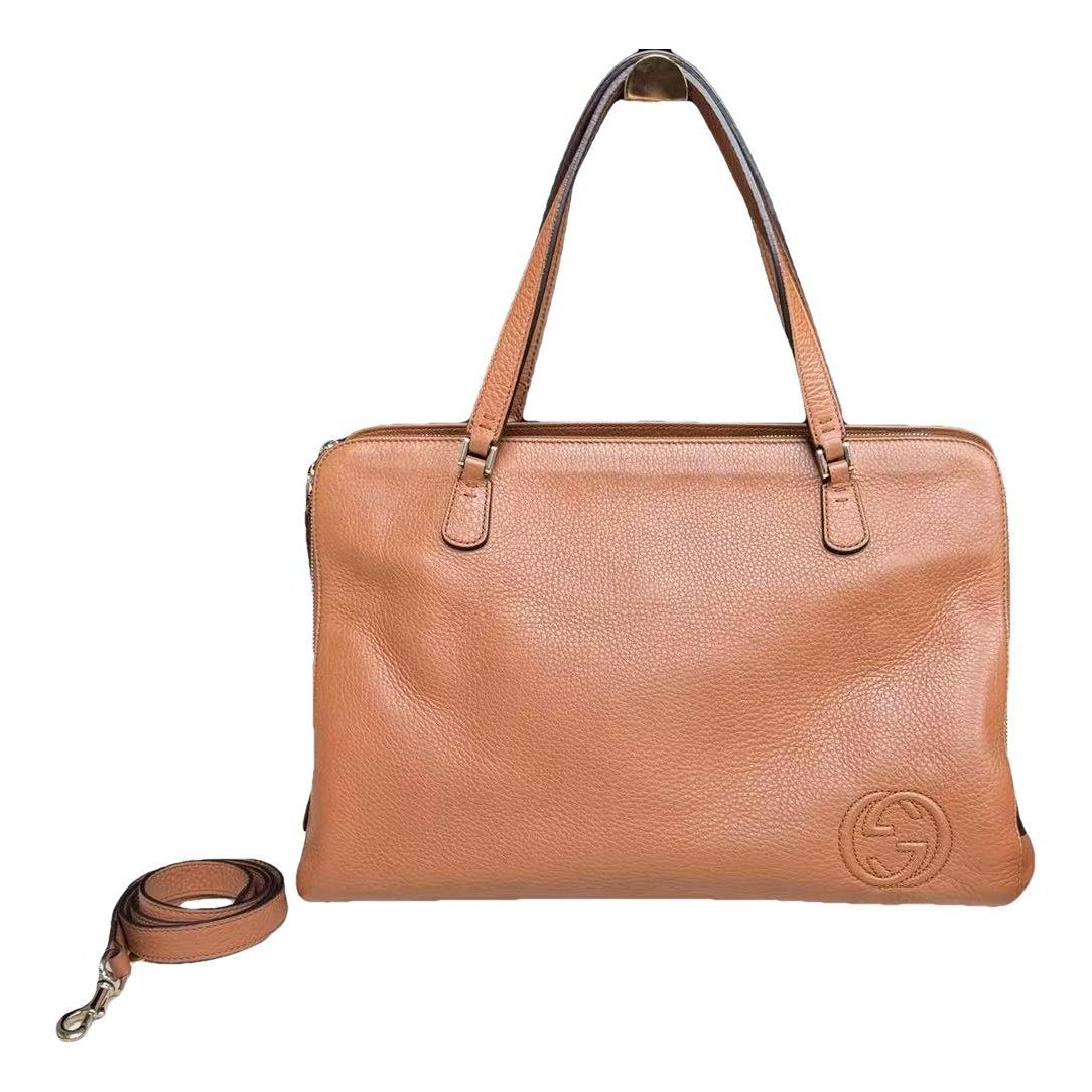 Leather handbag