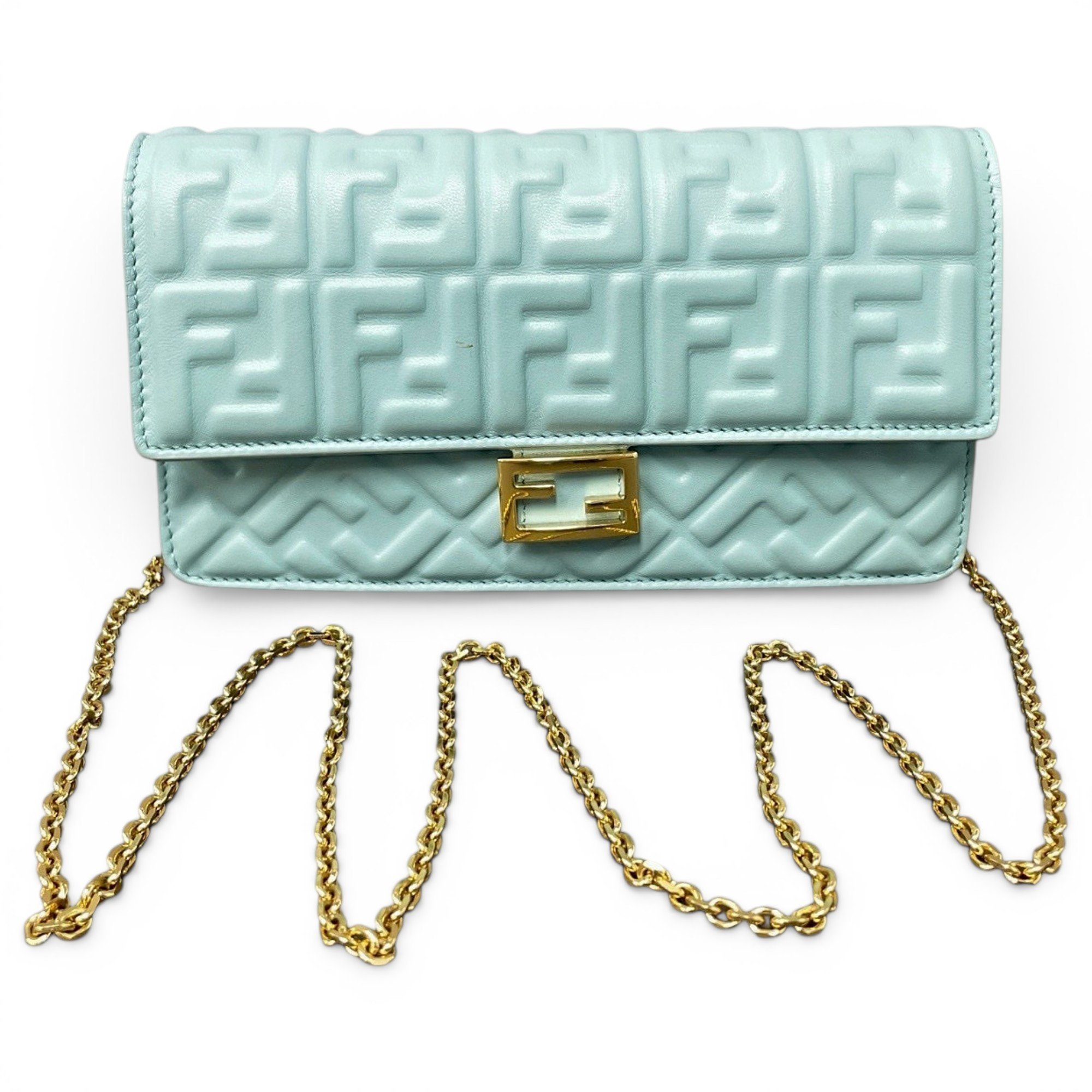Baguette leather handbag