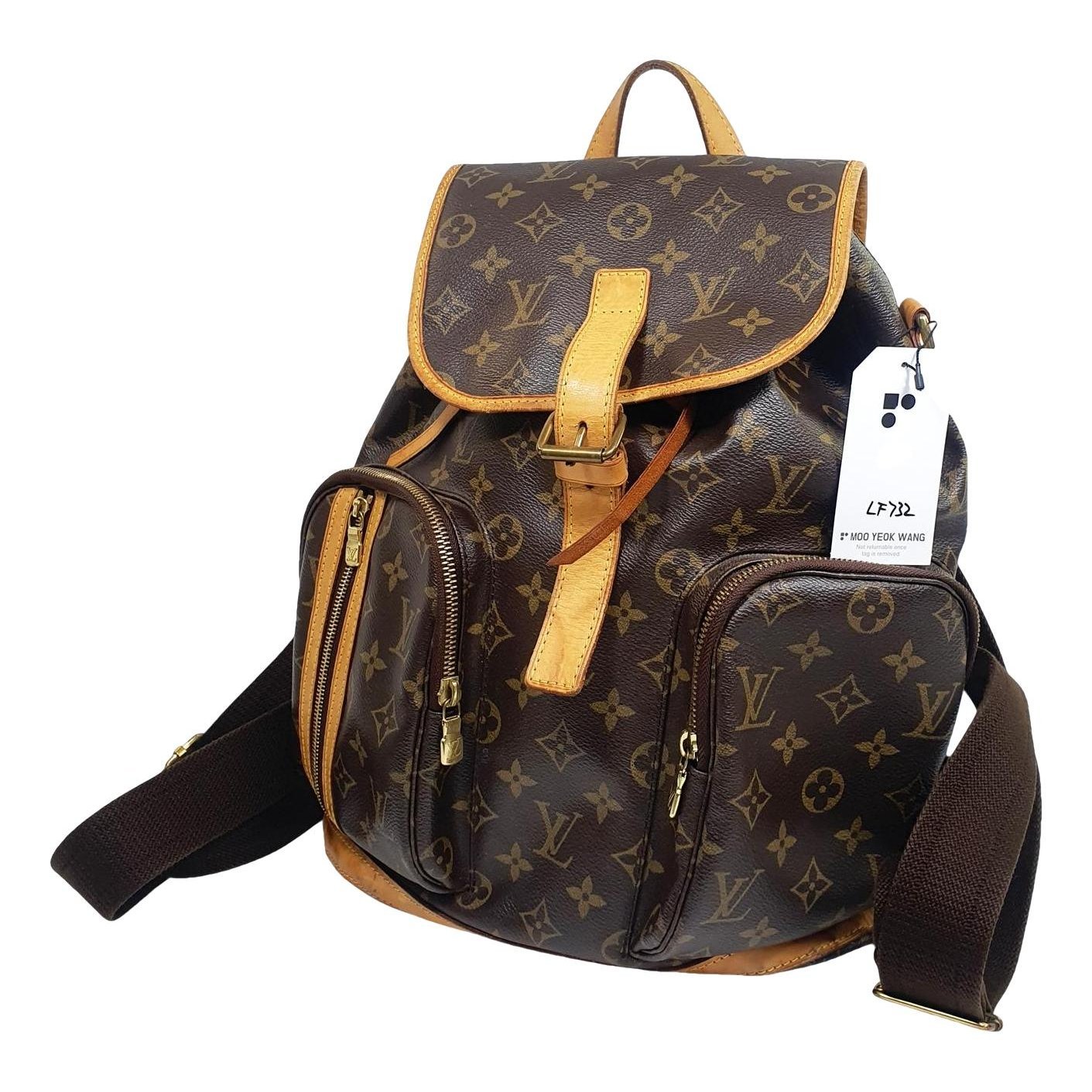 Leather backpack