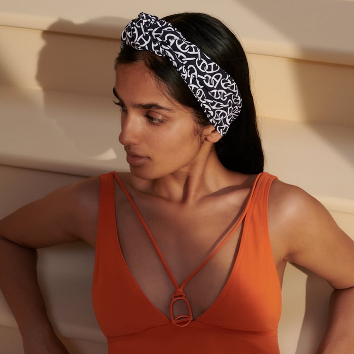 Bleu Noir "Naoussa" Gabi Headband