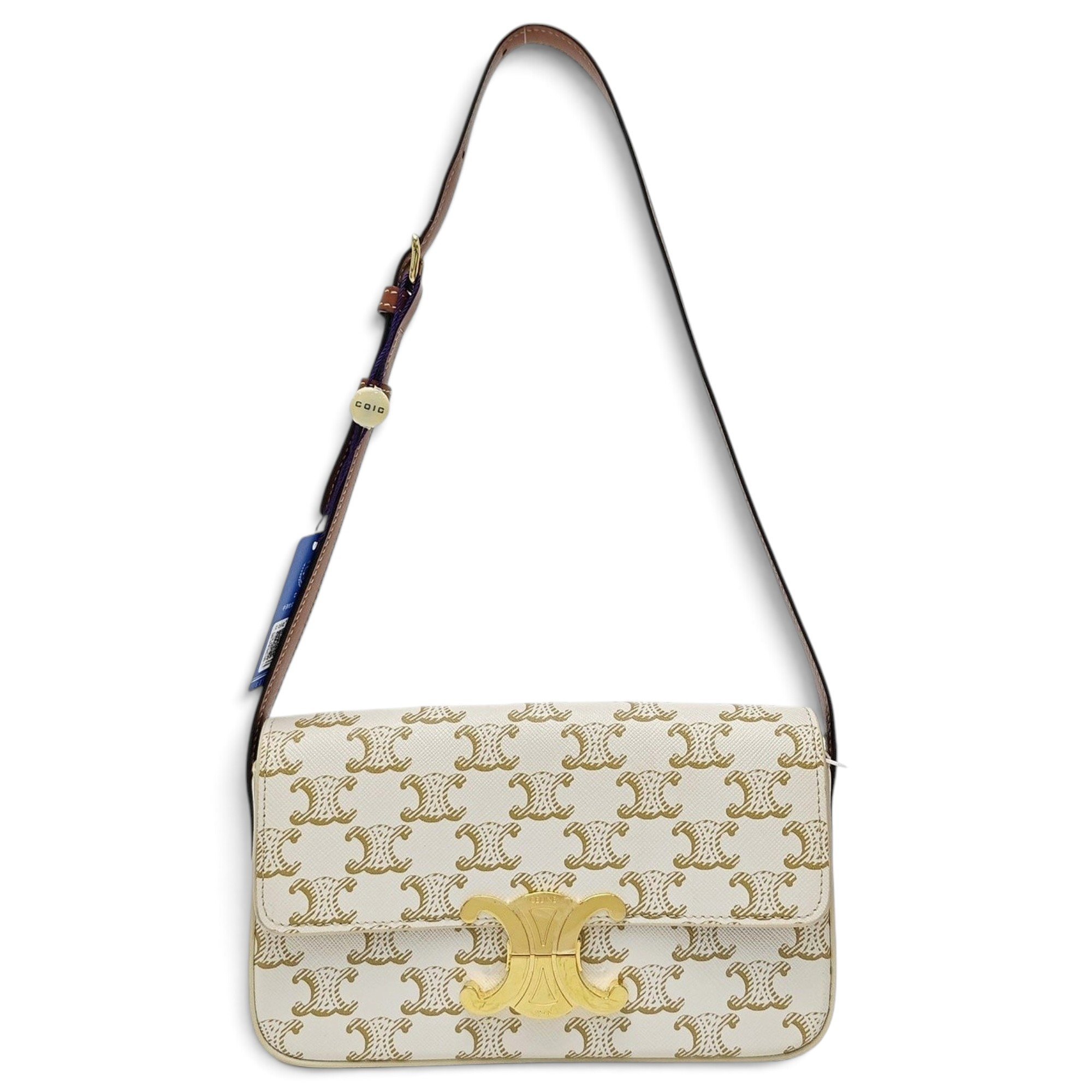 Triomphe leather handbag