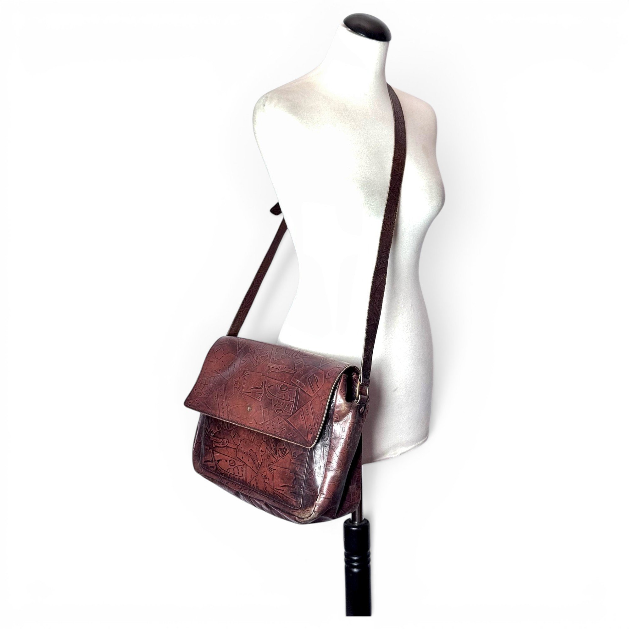 Leather handbag