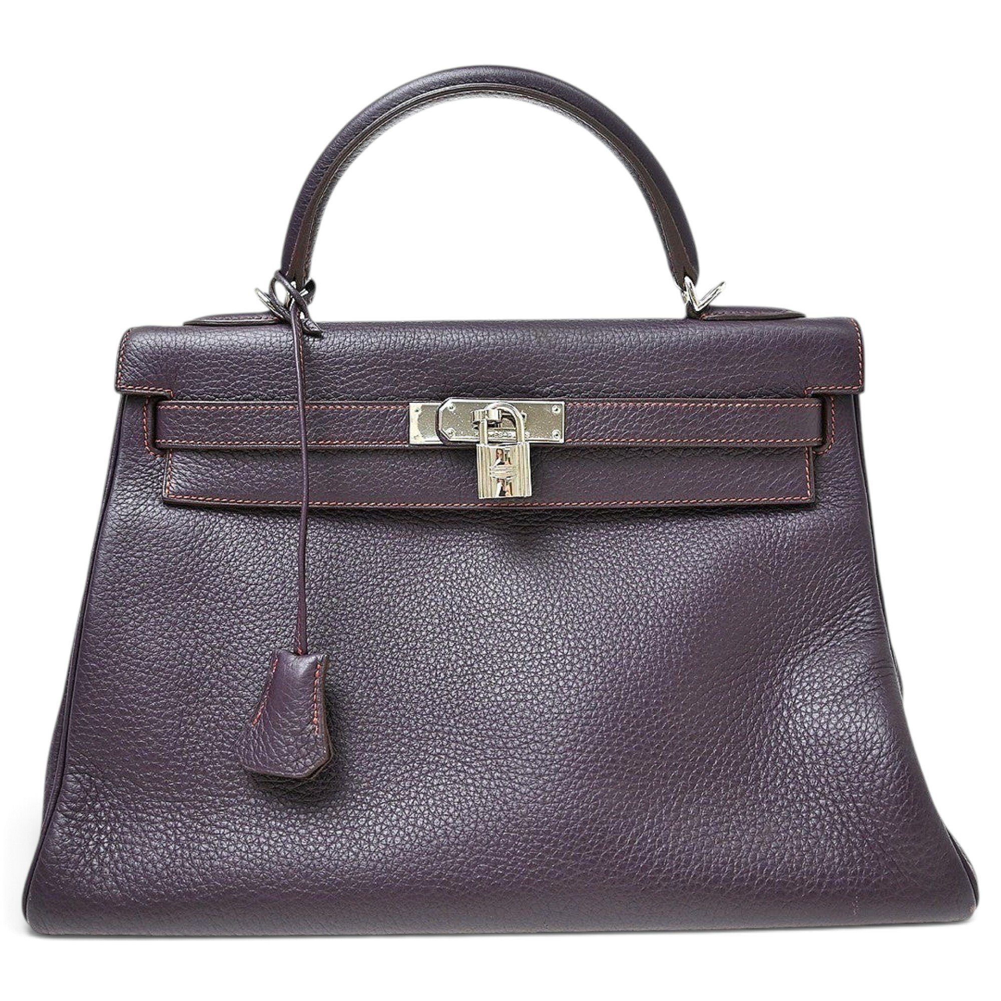 Kelly 32 leather handbag