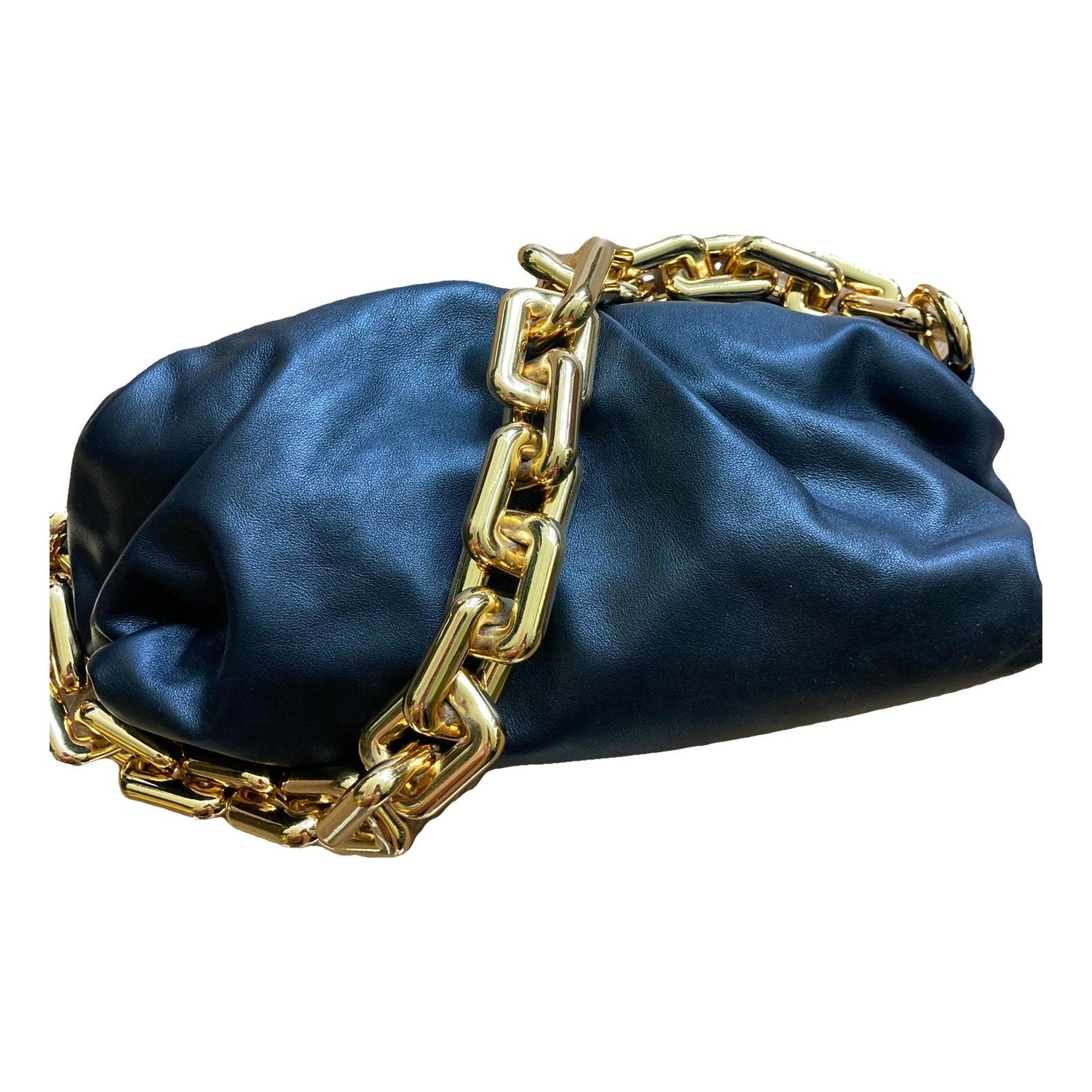 Chain Pouch leather handbag