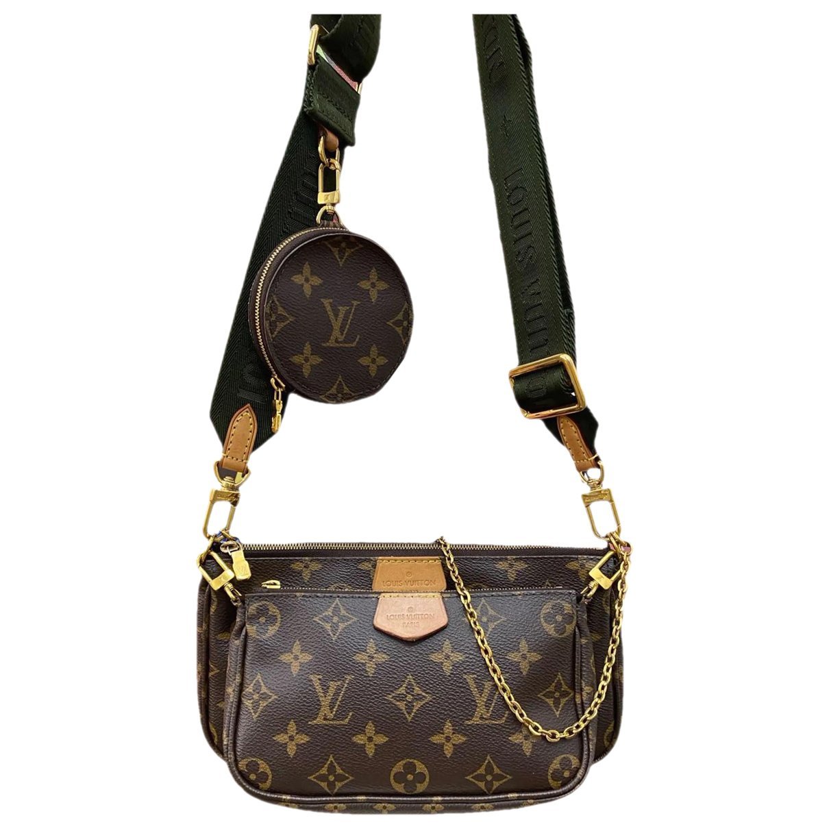 Multi Pochette Accessoires vinyl crossbody bag