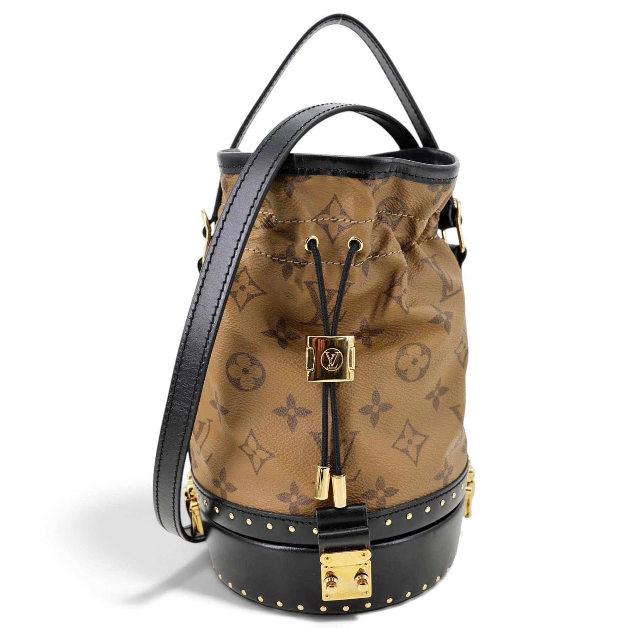 Petit Noé trunk cloth handbag