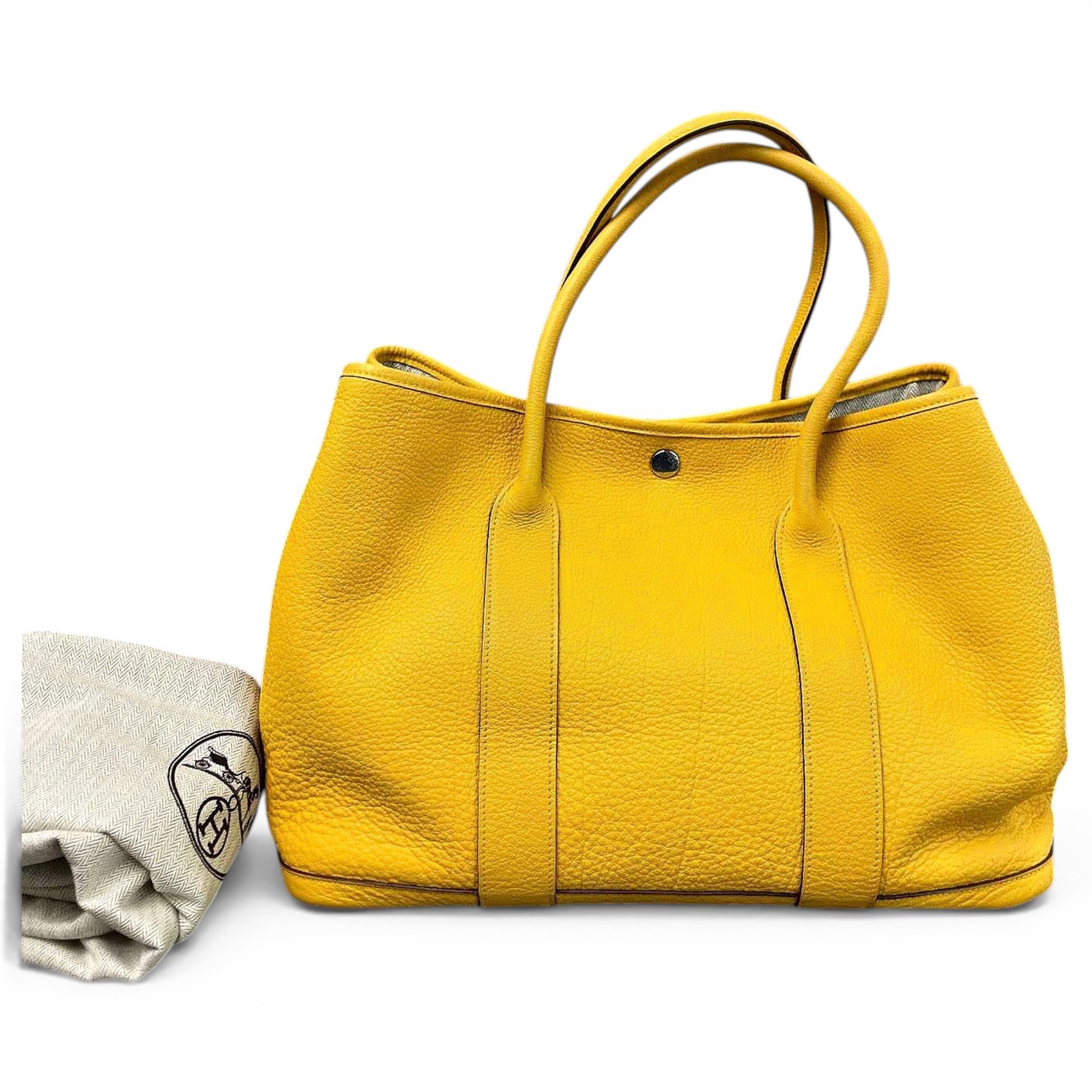 Garden Party leather handbag