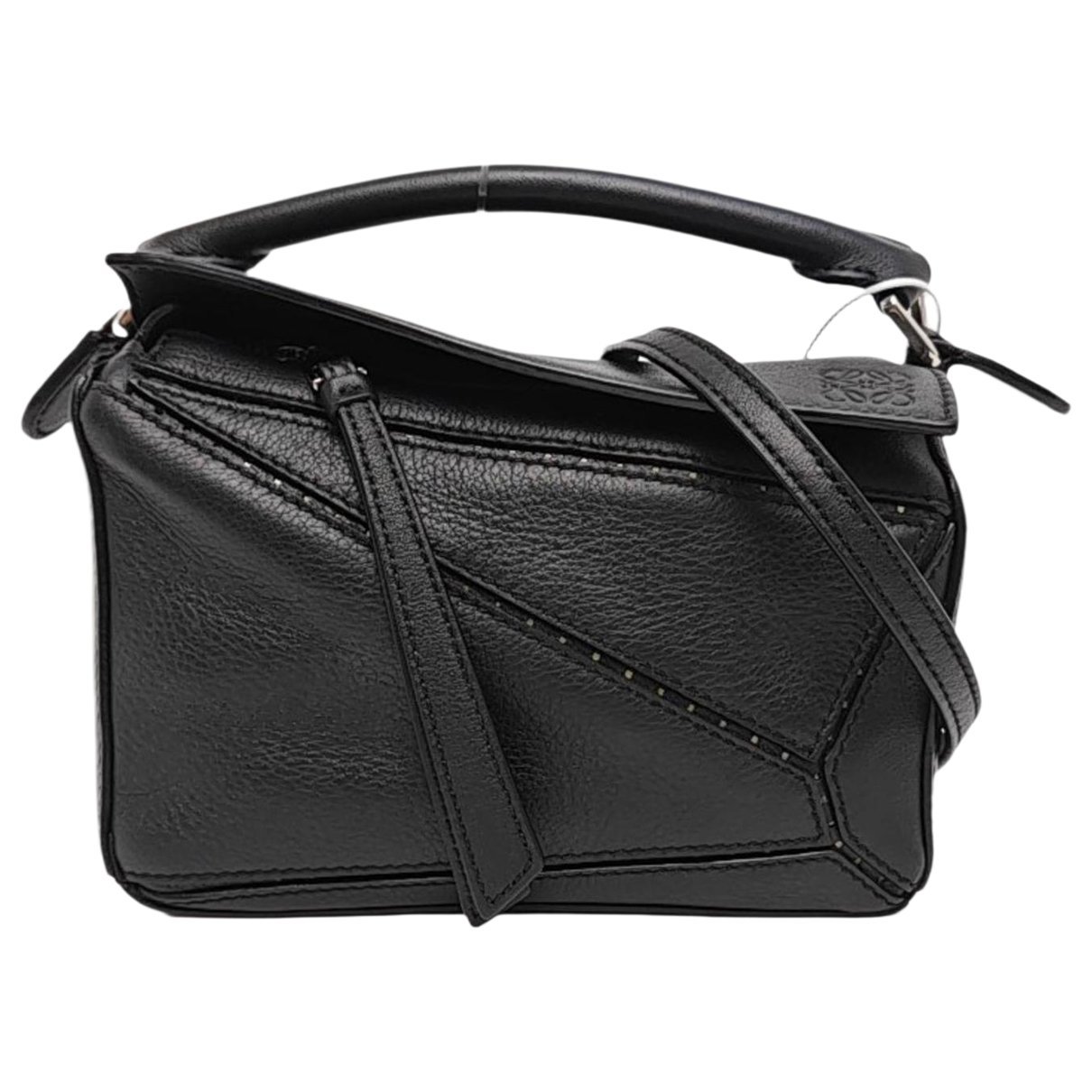 Puzzle leather mini bag