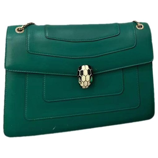 Serpenti leather handbag