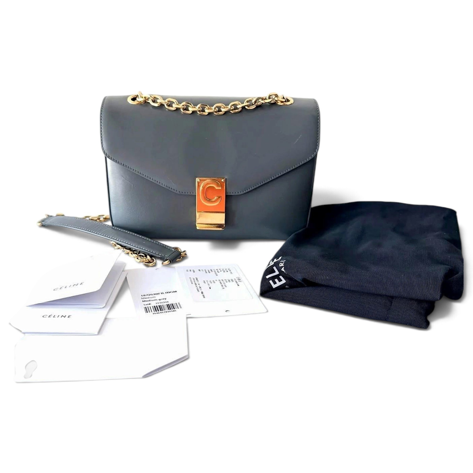 C bag leather handbag