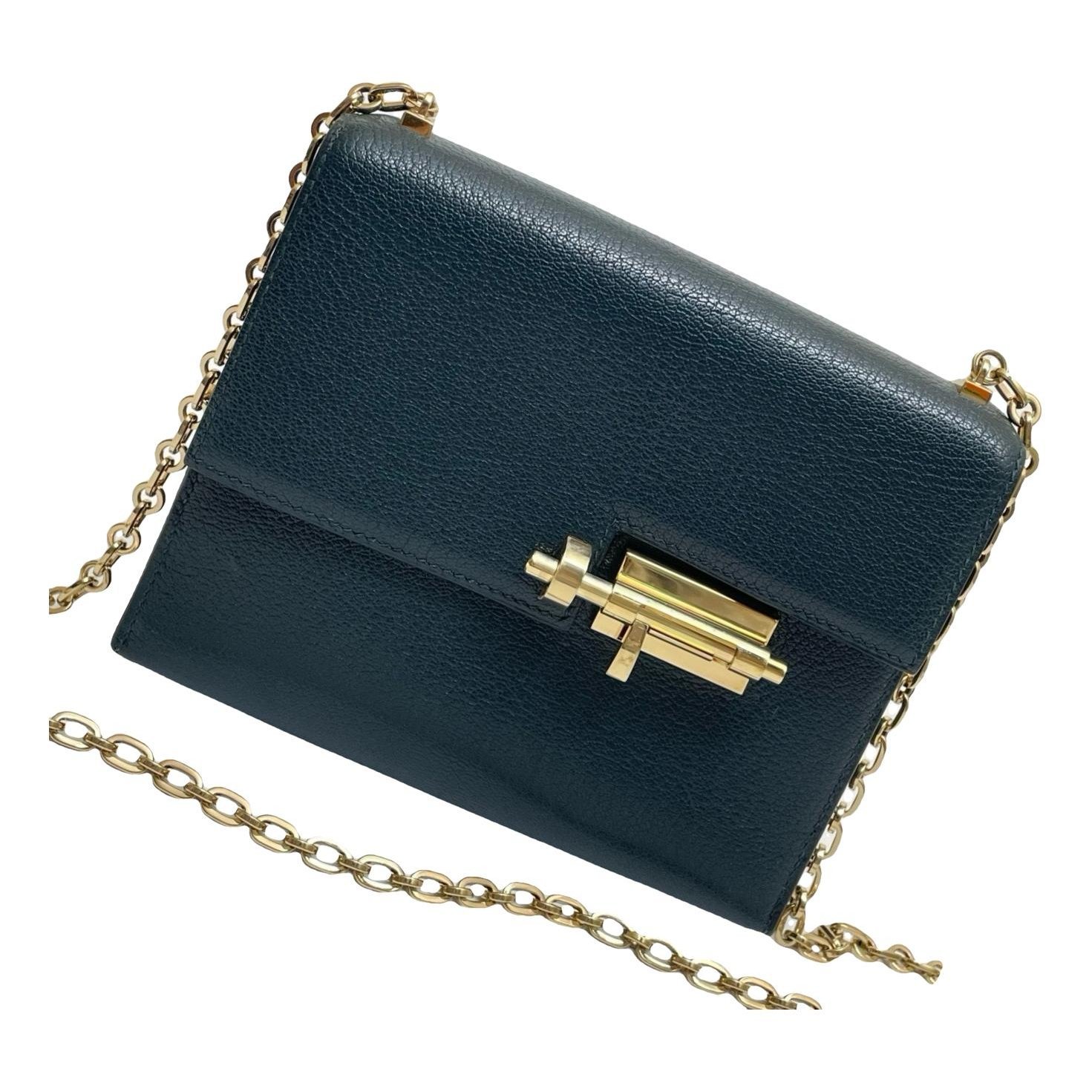 Verrou Mini leather handbag
