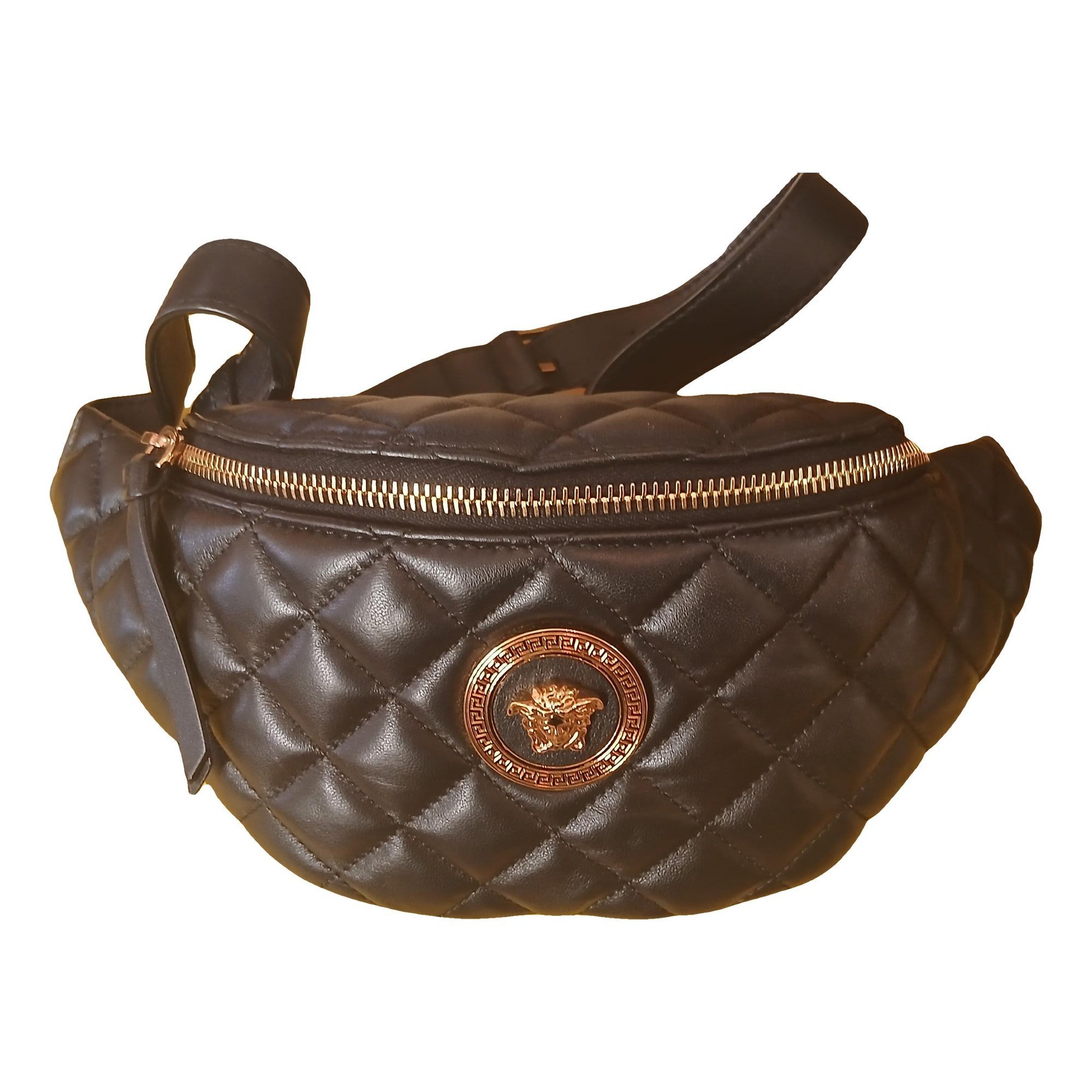 Versace La Medusa leather clutch bag
