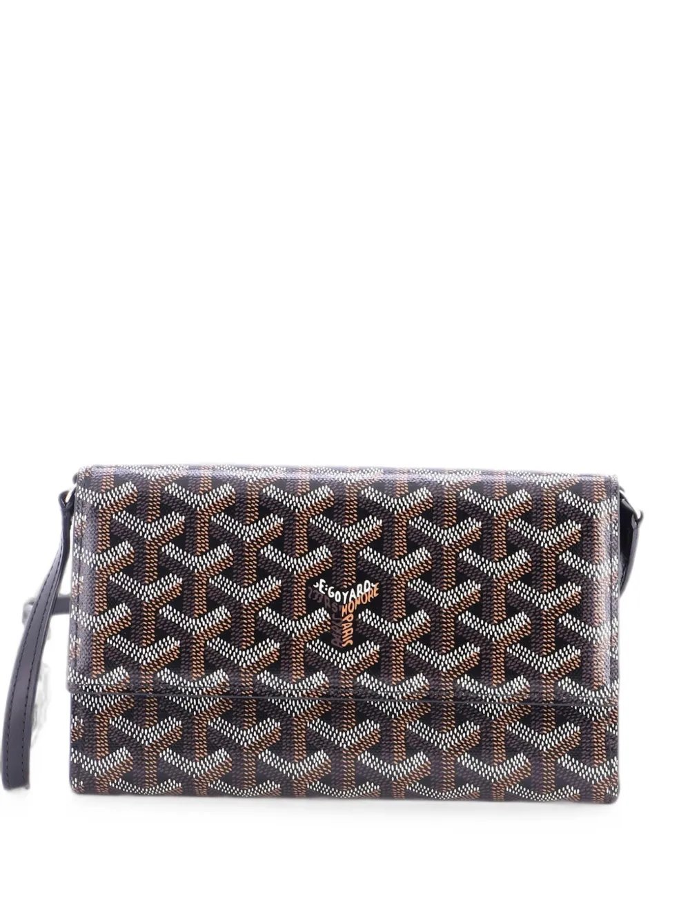 Goyard Varenne Continental Wallet with Strap Coated Canvas crossbody bag