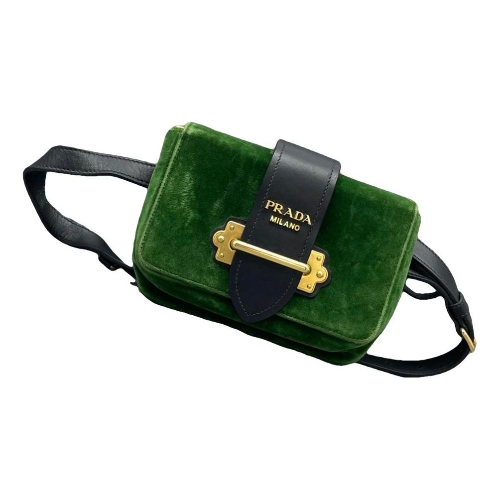 Cahier velvet handbag